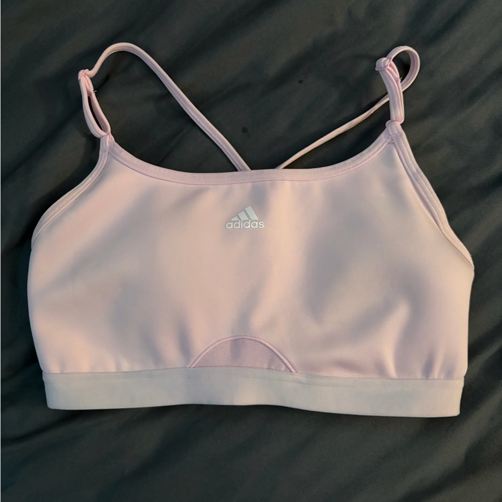 Adidas Light Pink Sports Bra